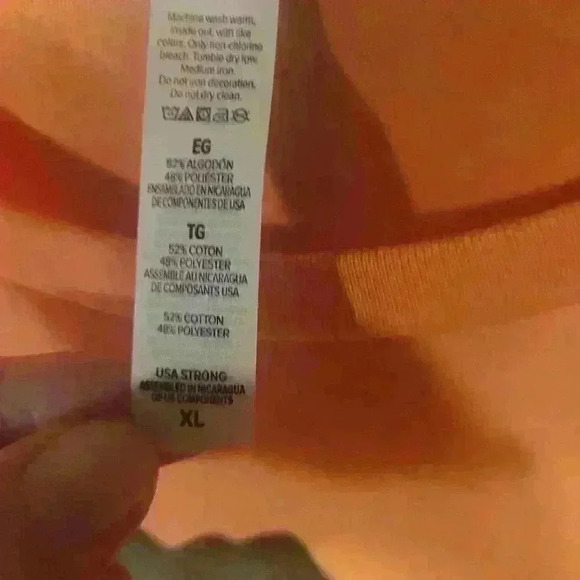 Woman's t shirt xl orange * zero amucks given* - Picture 5 of 7